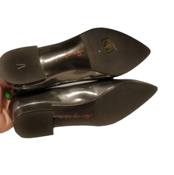 Pas De Rouge Luxury Metallic Mini Heels EUC ❤️ - Picture 3 of 6